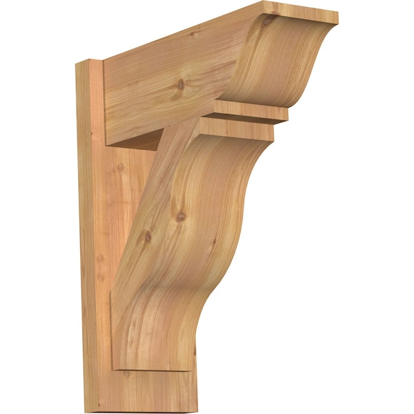 Ekena Millwork Funston Smooth Traditional Outlooker, Western Red Cedar, 7 1/2"W x 18"D x 22"H OUT08X18X22FST01SWR - main